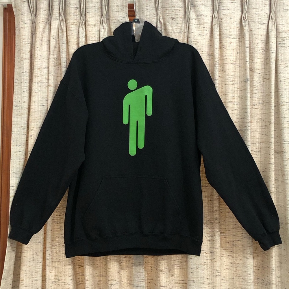 Billie Eilish 2019 World Tour Pullover Hoodie Sweatshirt - Large